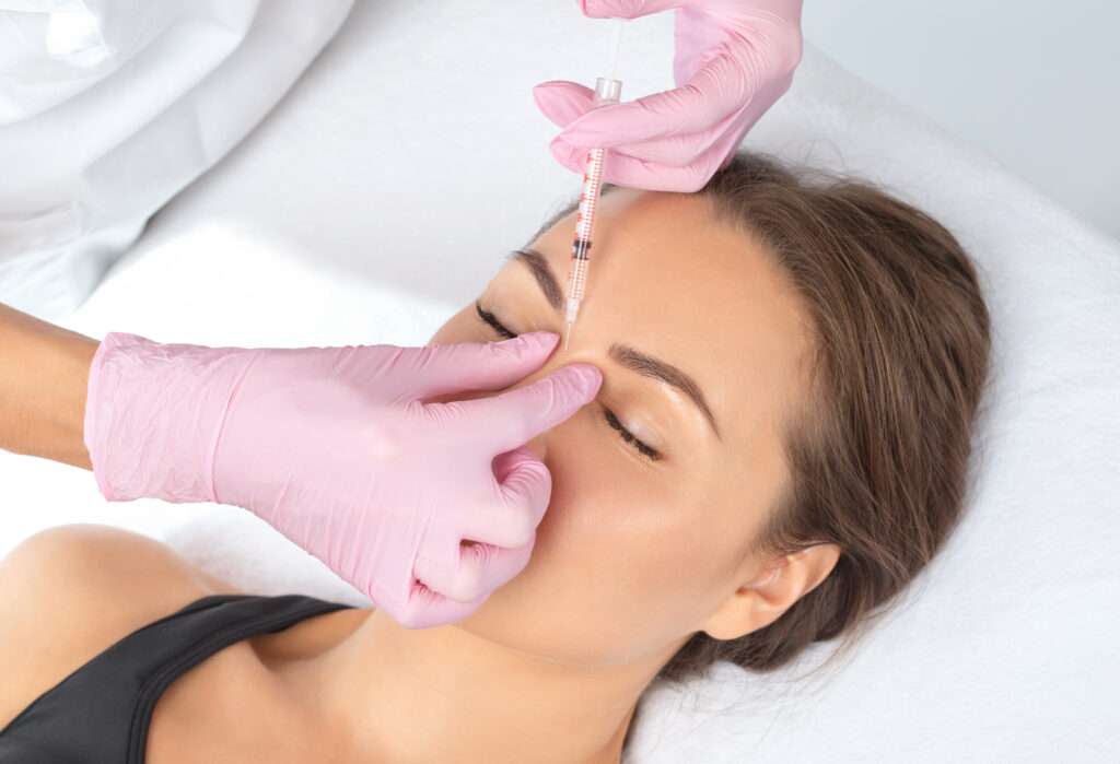 hands on aesthetic training with instructor supervising injections